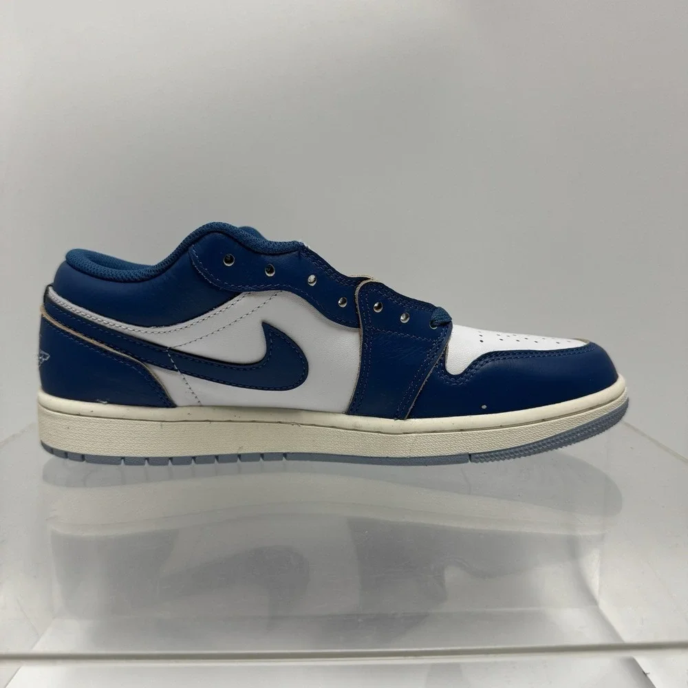 Brand New Nike Air Jordan 1 One Low SE White Blue Shoes FN5214-141 Men's Size 9
